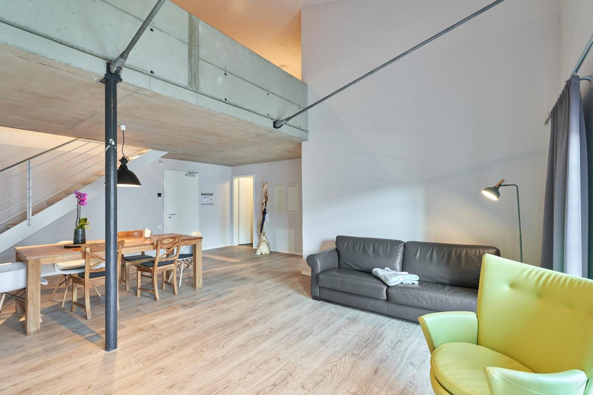Havelblau Ferienlofts Daire Brandenburg  Oda fotoğraf