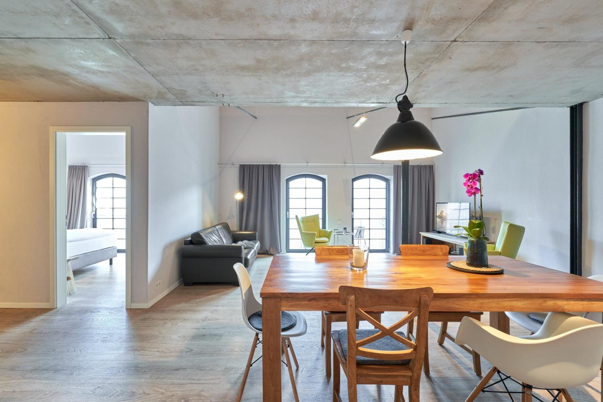 Havelblau Ferienlofts Daire Brandenburg  Oda fotoğraf