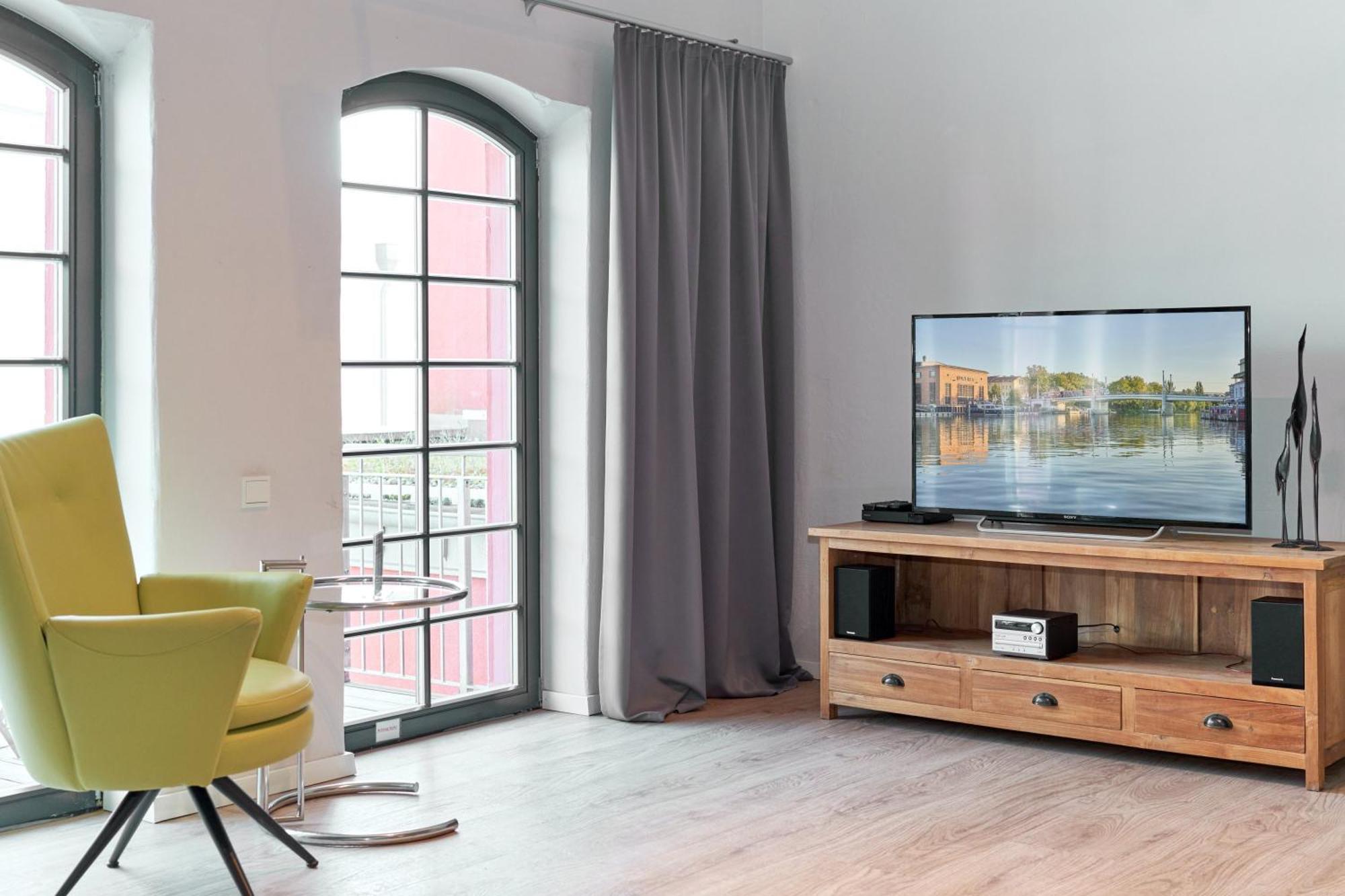 Havelblau Ferienlofts Daire Brandenburg  Oda fotoğraf